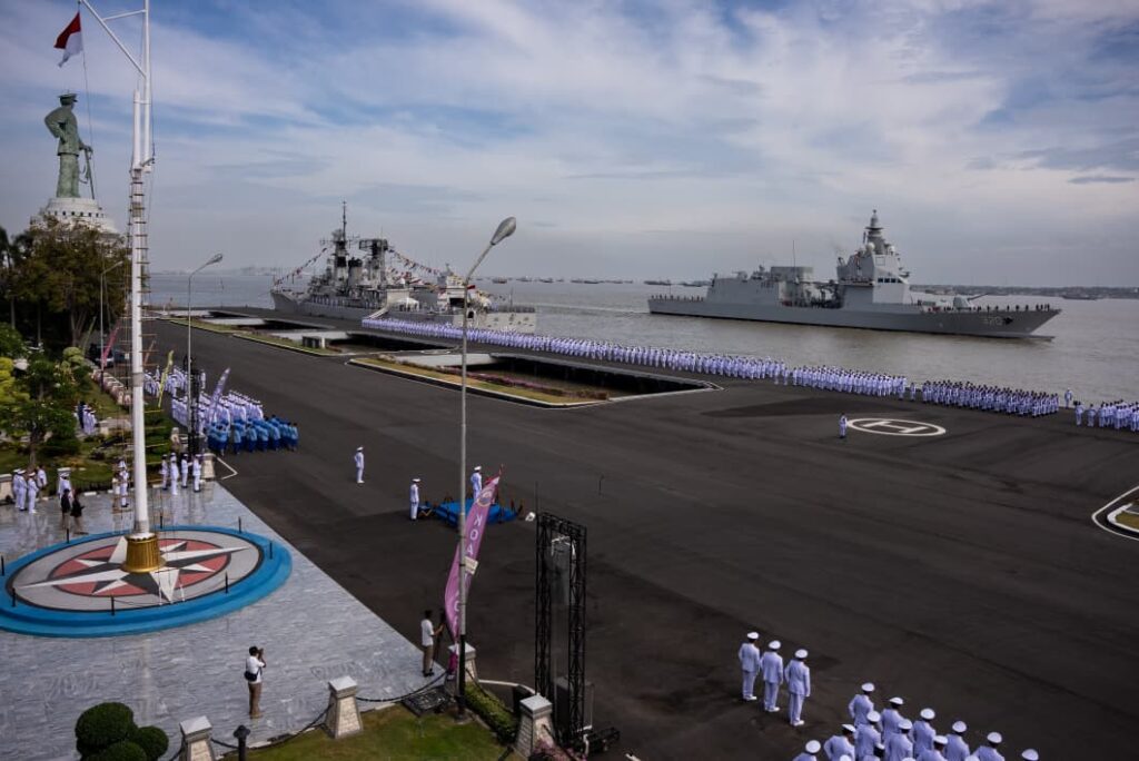KRI Brawijaya-320 Resmi Perkuat Satkor Koarmada II, Hadir sebagai Frigate Terbesar di Asia Tenggara