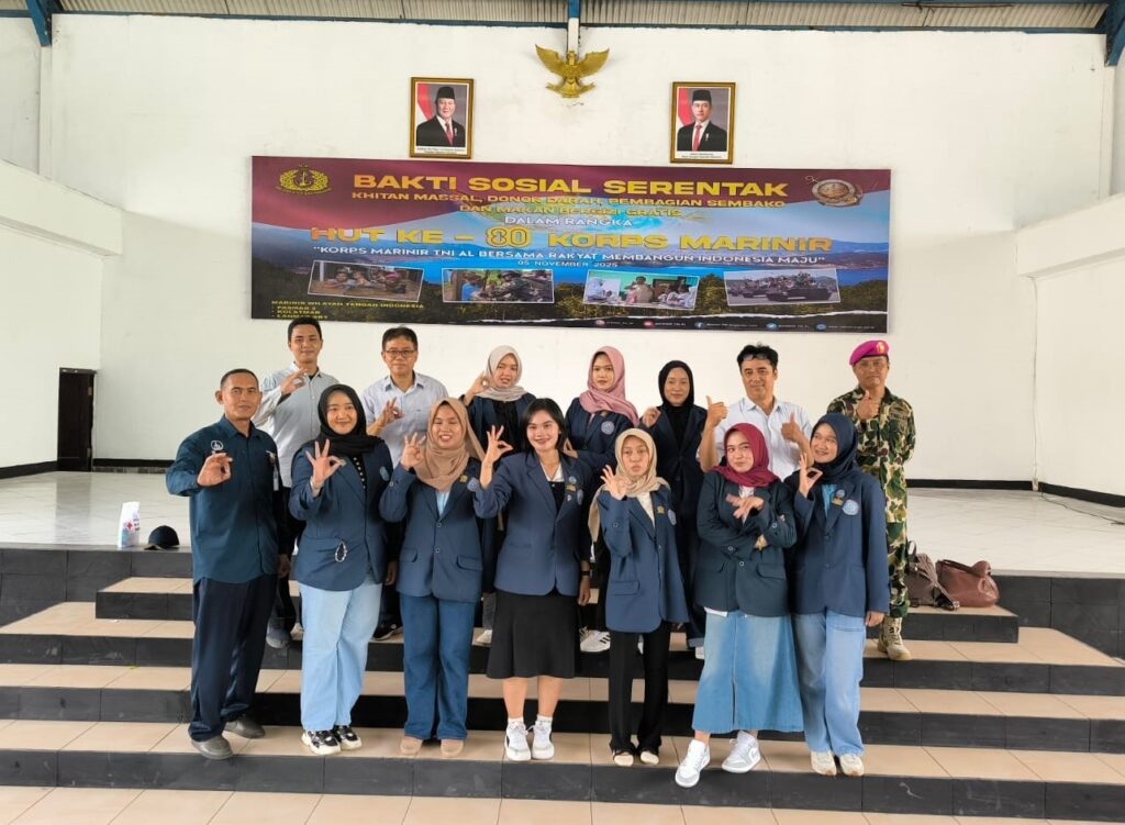 UHT Peduli dan Beraksi: Mahasiswa Turut Sukseskan Bakti Sosial HUT ke-80 Korps Marinir