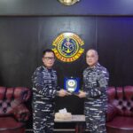 Komandan Kodaeral lX Terima Courtesy Call Asisten Intelijen Kasal dalam Safari Intelijen TNl AL 2026