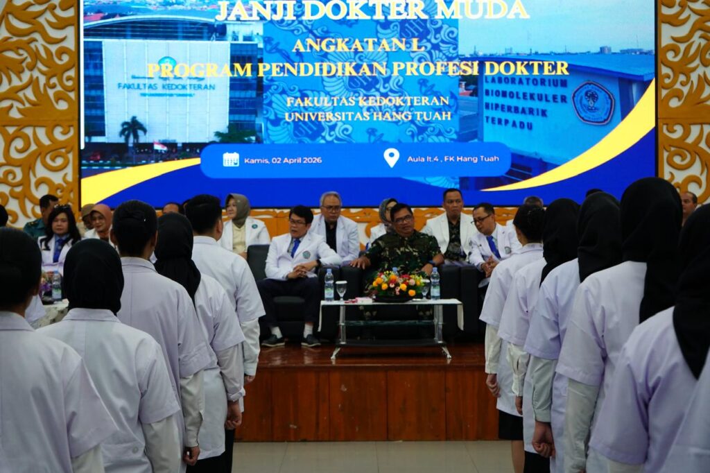 234 Dokter Muda FK UHT Diambil Janji, Siap Jalani Pendidikan Klinik