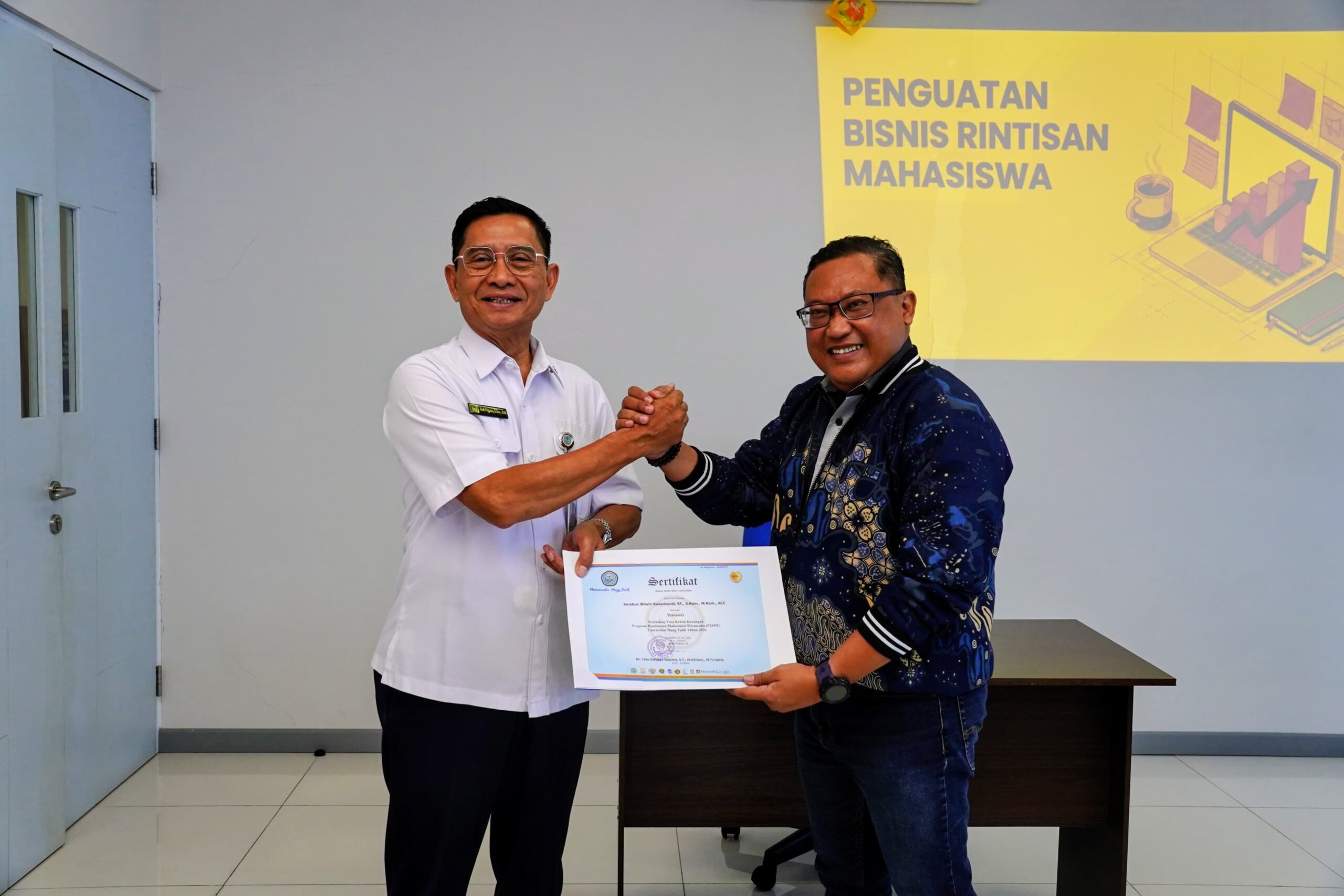 UHT Gelar Workshop Tata Kelola Keuangan P2MW 2026, Perkuat Profesionalisme Mahasiswa Wirausaha,